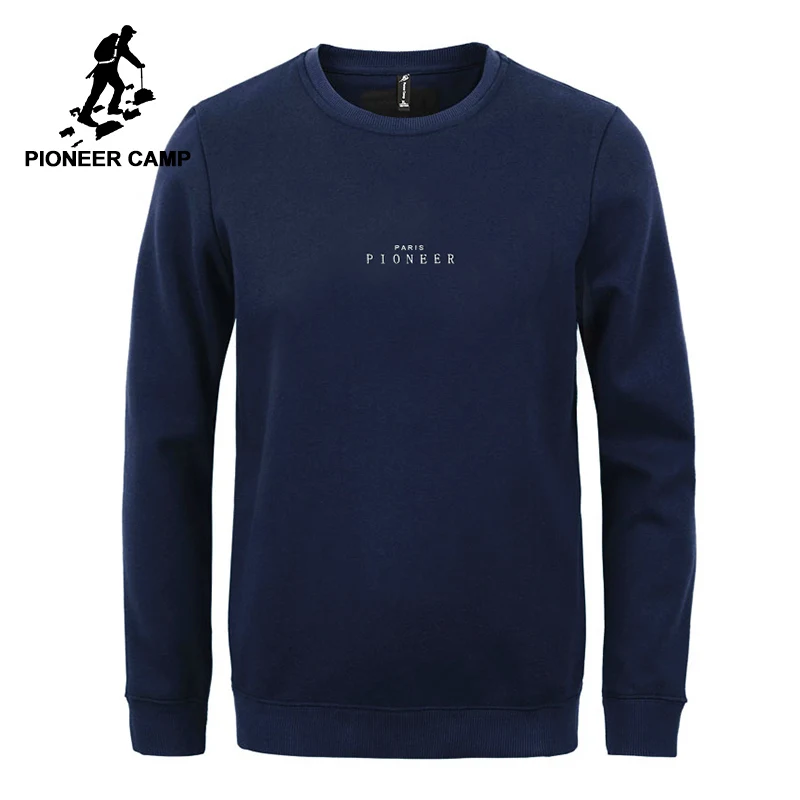 

Pioneer Camp simple sweatshirts men brand clothing casual letter tracksuit male top quality hoodies for men