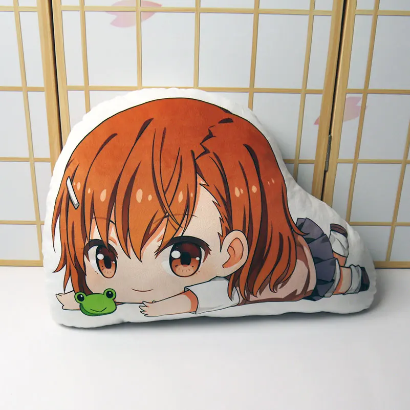 Toaru Kagaku no Railgun Подушка Игрушка Аниме Мисака Микото короткая плюшевая мягкая милая