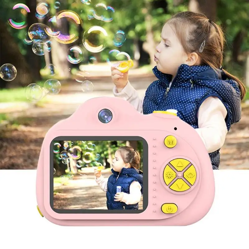 Kids 2 Inch Digital Mini Camera Cartoon Cute Camera Toys Children Birthday photography Gifts educational toddler toys camera