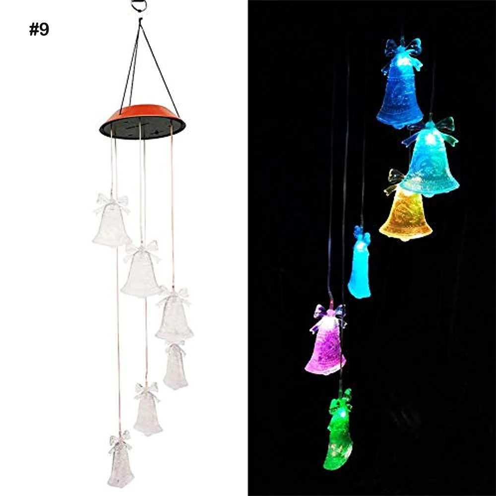 Iluminación atrapasueños colgante LED con energía Solar viento Chime cambio de Color portátil espiral Spinner niños habitación decoración infantil Iluminación atrapasueños colgante LED con energía Solar viento Chime cambio de Color portátil espiral Spinner niños habitación decoración infantil