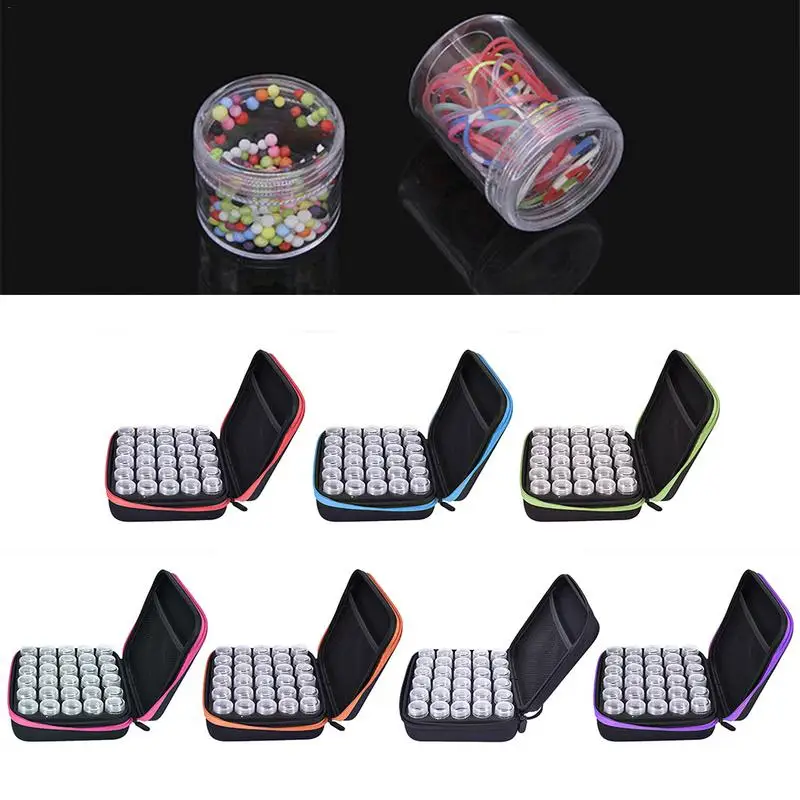 

30 Grid Storage Bag Ring Earring Diamond Embroidery Painting Accessories Organizer Pouch Clear Plastic Bead Display Storage Box