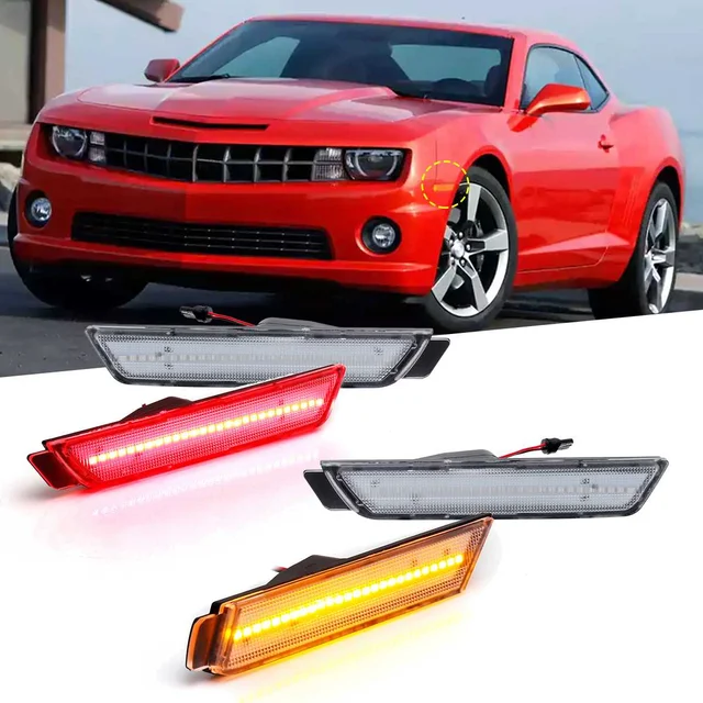 Buy 1Pair For 2010 2015 Chevy Camaro Amber Front Light