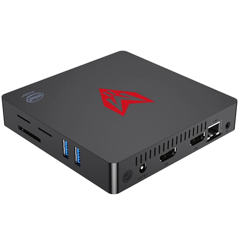 MII Intel Apollo Lake N3350 Mini PC HD Графика 4 Гб LPDDR4 64 Встроенная память 2 4G + 5 8G Wi Fi 1000 Мбит USB 3 0