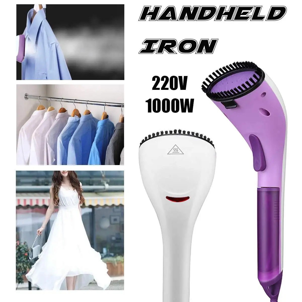 

220V 1000W Garment Steamer Electric Handheld Clothes Ironing Machine Travel Business Portable Home Household Electric Iron Steam