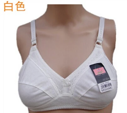 White Cotton Bra Big Chest Straps Sexy Lingerie Comfortable Wire Free Top Push  Up Bras For Women Sexy lace Bralette Shirt Bh C13 - AliExpress