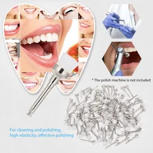 100 шт. стоматологические профессиональные полировальные щетки удаление пятен нейлоновый полировщик для лечения зубного инструмента зубной щетки Быстрый высокий блеск
