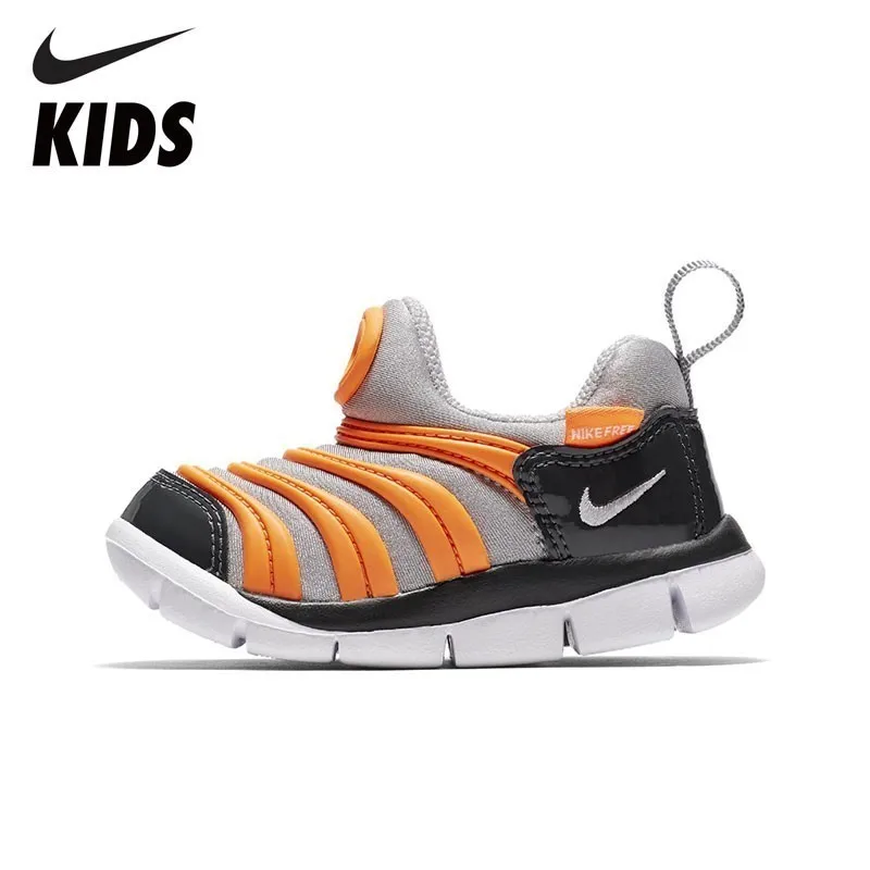 

NIKE Kids DYNAMO FREE Official Kid's Non Slippery Sneakers Boys And Girls Anti-slippery Comfortable Sport Shoes #343938-014