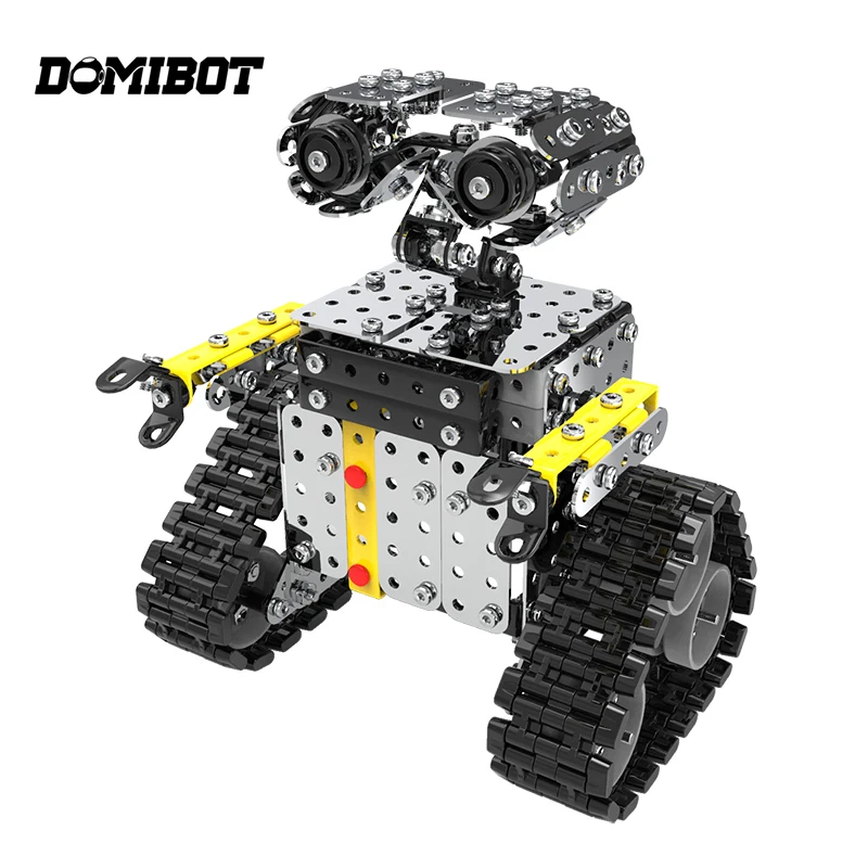 

Domibot DIY Stainless Steel RC Robot Sliding Block Building Assembled Robot Toy