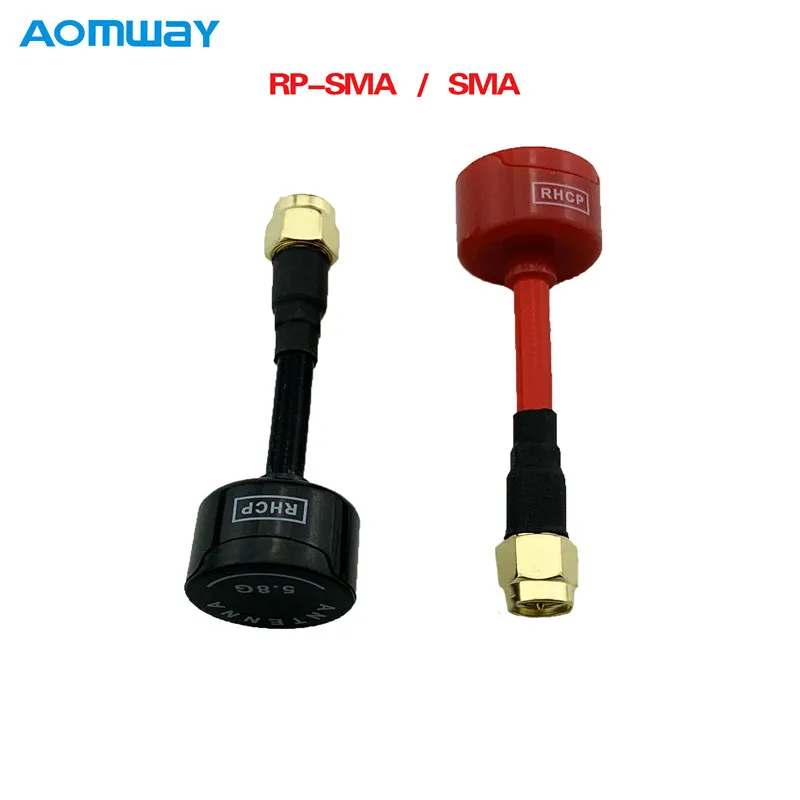 

Aomway MINI-2.5 5600-5950MHz 5.8GHz 2.5dBi SMA/RP-SMA RHCP Mini FPV Antenna For FPV Racing Drone Models Parts