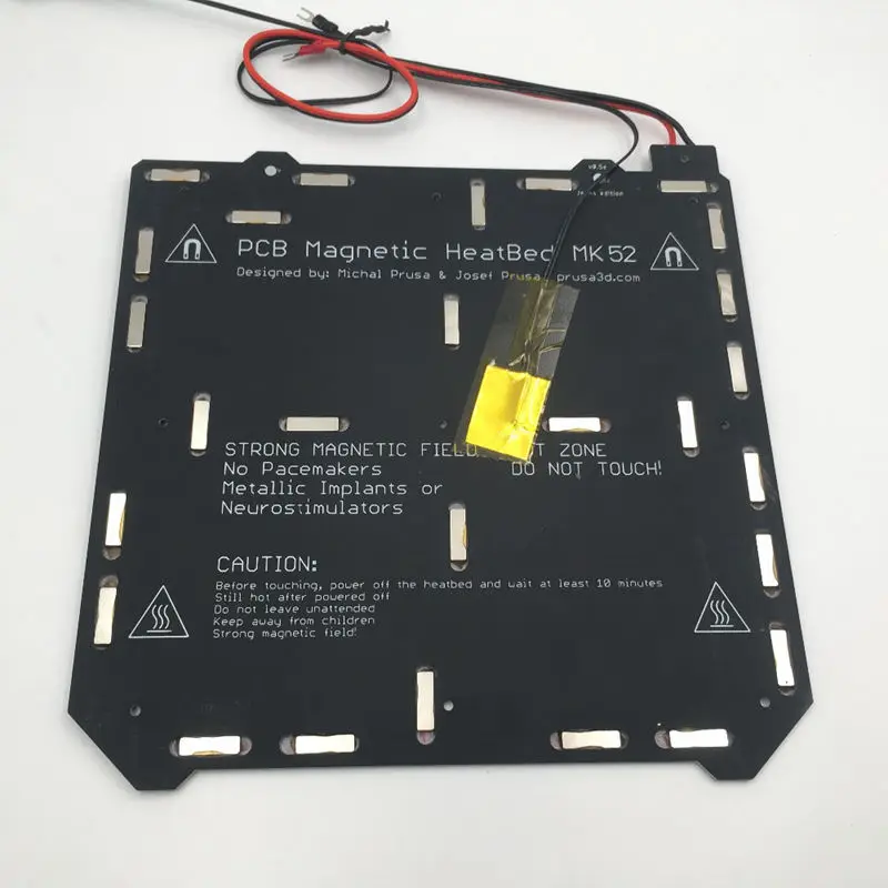 Части 3d принтера клон I3 Mk3 3D-принтер с подогревом Магнитная кровать Mk52 heatкровать 24 В/12 В сборка