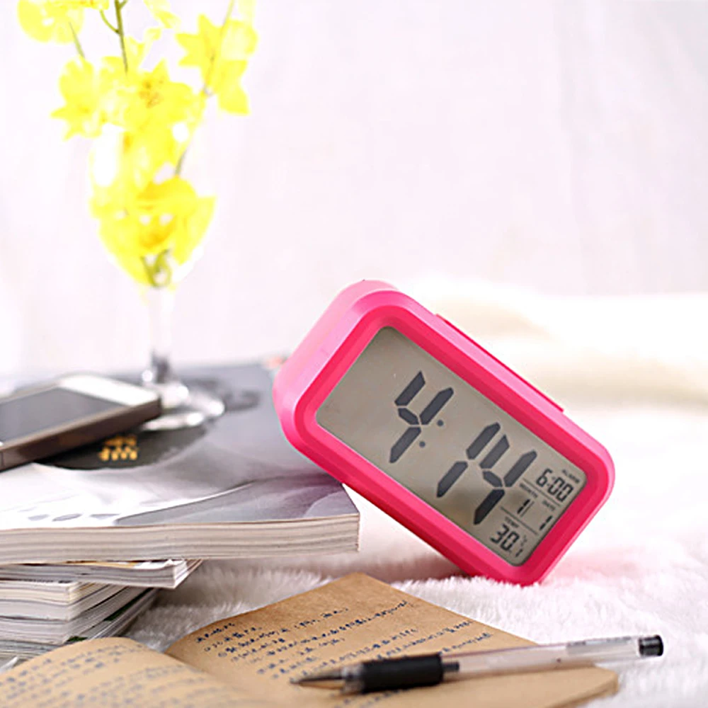 

Women Watch Men Watch Alarm Clock Digital Clock Children Bedside Clocks Smart Nightlight Table Electronic Clocks Large Screen