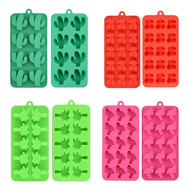 

Baking Mould Silicone DIY Mold Maple Cactus Cherry Flamingo Cake Puddings Ice Tray Chocolate Mould Pastry Bread Mold Tools