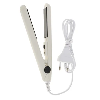 

High Quality Pro Mini Ceramic Hair Straightener Straightening Curler Flat Iron EU Plug Professional Hair Tool