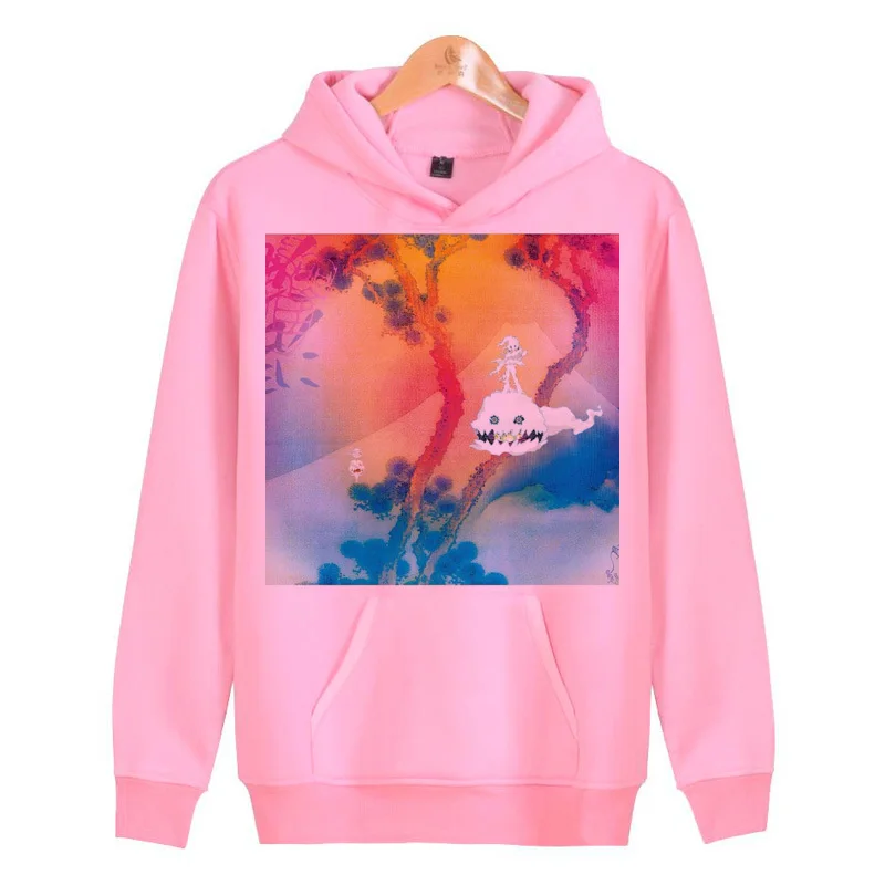 

kids see ghosts Hoodies Men Male Hoodie Sweatshirt Mens Hoodies Slim Tracksuit Solid Men Hoody fashion N7503