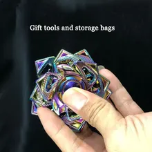 Diy бесконечный монтажный многоугольник Спиннер запястья гироскоп из точки спирального пальца Edc для взрослых стресс ребенок забавная игрушка