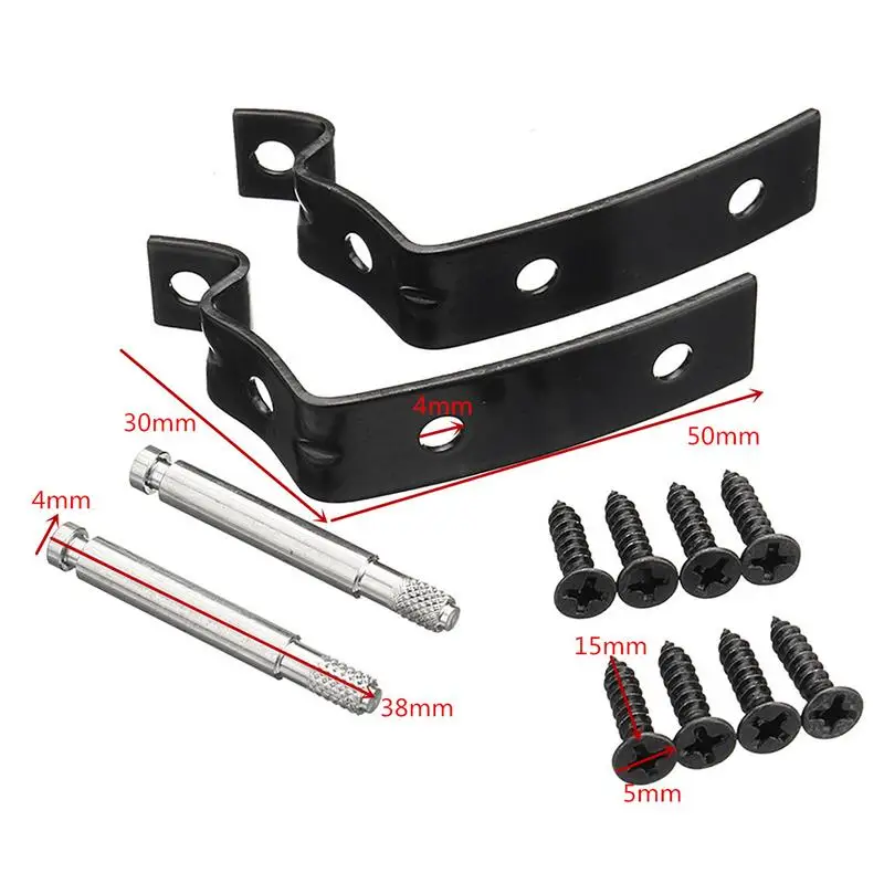 Kit Riparazione Cerniera Vano Portaoggetti Auto In Ferro Con Viti - Compatibile Con Audi A4 S4 B6 B7, A3 8P