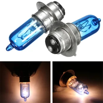 

2Pcs 12V 35W P15d-25-1 Motorcycle Head Light Headlight Lamp Bulb For Yamaha YFZ450R KFX YFM660 For Suzuki White