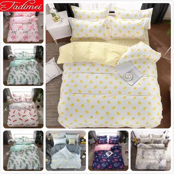 

150x200 180x220 200x230 220x240 Adult Couple Kid Child Soft Cotton Duvet Cover Bedding Set Single Full Queen King Size Bedspread