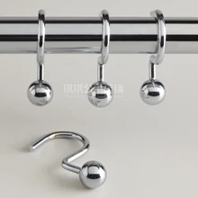 

12 decorative shower hooks curtain bathroom curtain shower curtain hook chrome silver bright shower curtain hook