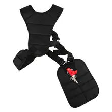 Профессиональная газонокосилка двойной плечевой ремень кусторез Strimmer Регулируемый мягкий ремень садовые инструменты высокое качество