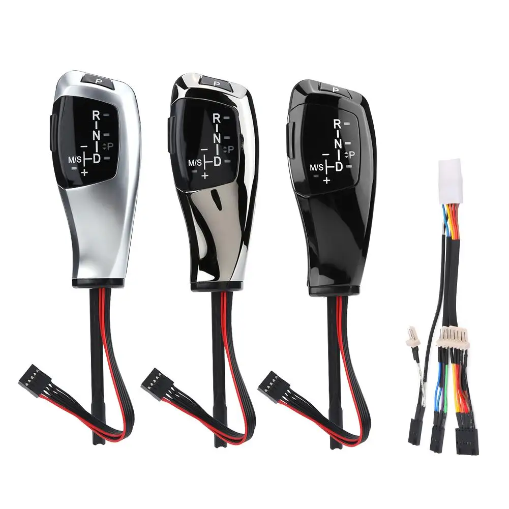 

For X6 style LHD Car Auto Automatic LED Gear Shift Knob Shifter Lever for BMW E46 E60 E61 E63 E64 LED