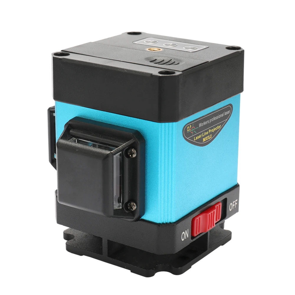 

3D High Accuracy 12 Lines 360 Degree Line Green Laser Level Measuring for Floor Wall Ceiling Stairs with Remote Control