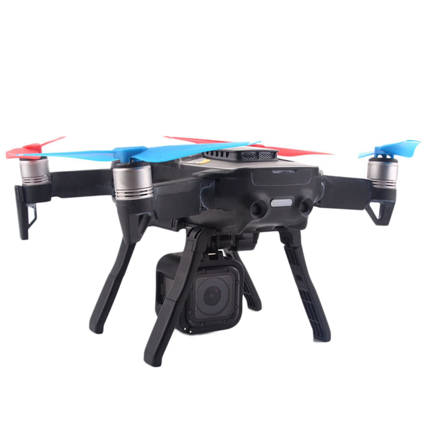 2 в 1 для DJI Mavic Air Landing gear противоскользящая Светодиодная лампа держатель