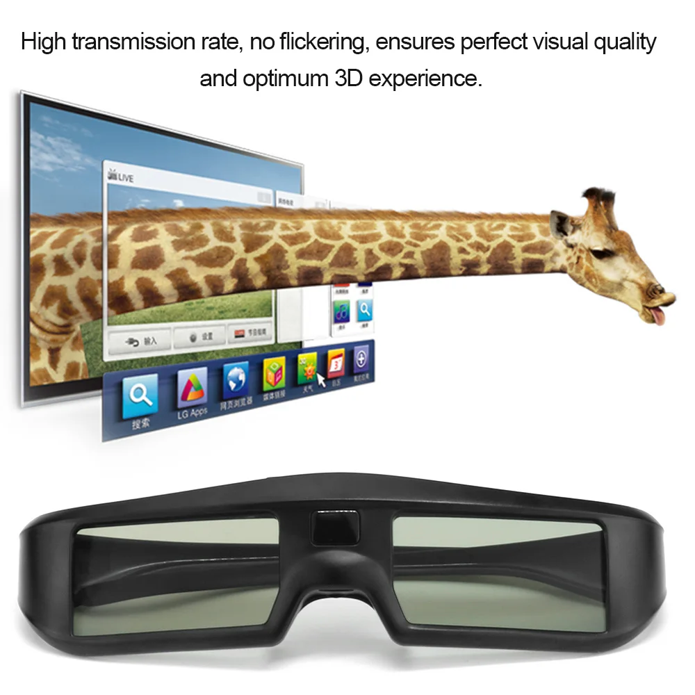G06-BT 3D очки виртуальной реальности очки активные затворы очки Bluetooth сигнал для Смарт 3D HDTV