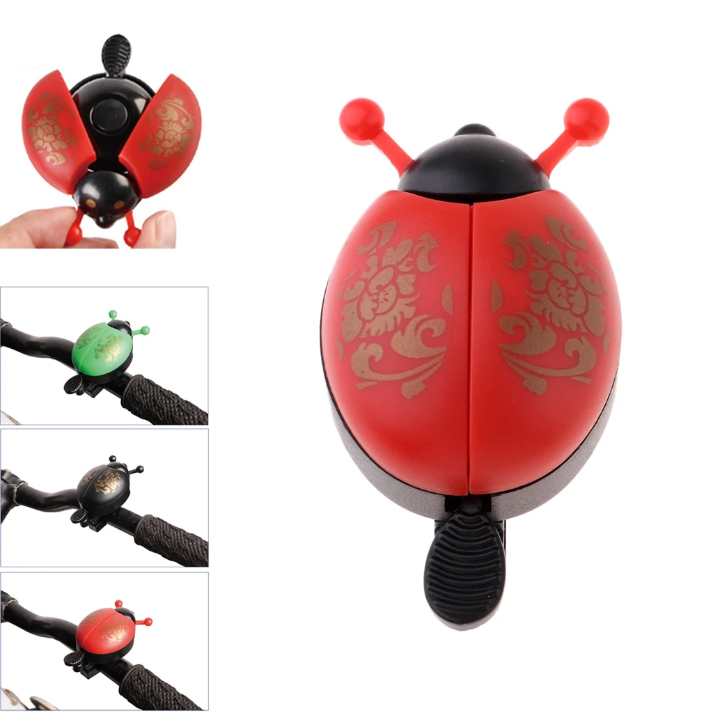 3Pcs Funny Bicycle Bell Bike Bell Ladybug Cycling Bell Outdoor Fun