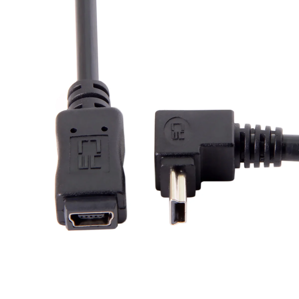 Zihan GPS Mini USB 5pin 90D удлинитель с углом поворота штекер гнездо 20 см|Кабели передачи