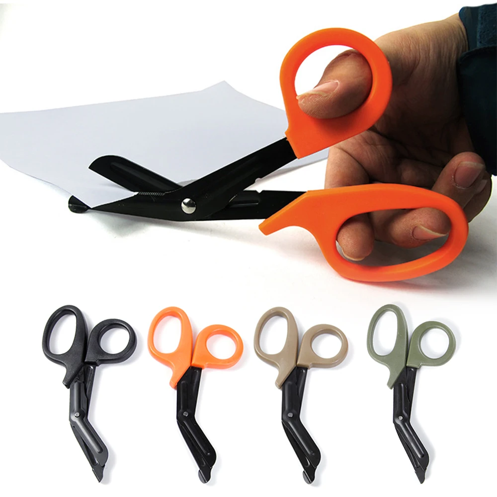 

First Aid Kit Outdoor Portable One-Handed Tourniquet Strap Trauma Shears Scissors Military Tactical Emergency Survival Equipment