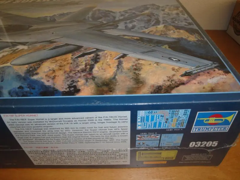 Trumpeter 03205 1/32 США FA 18F Супер Хорнет самолет комплект истребитель реактивная