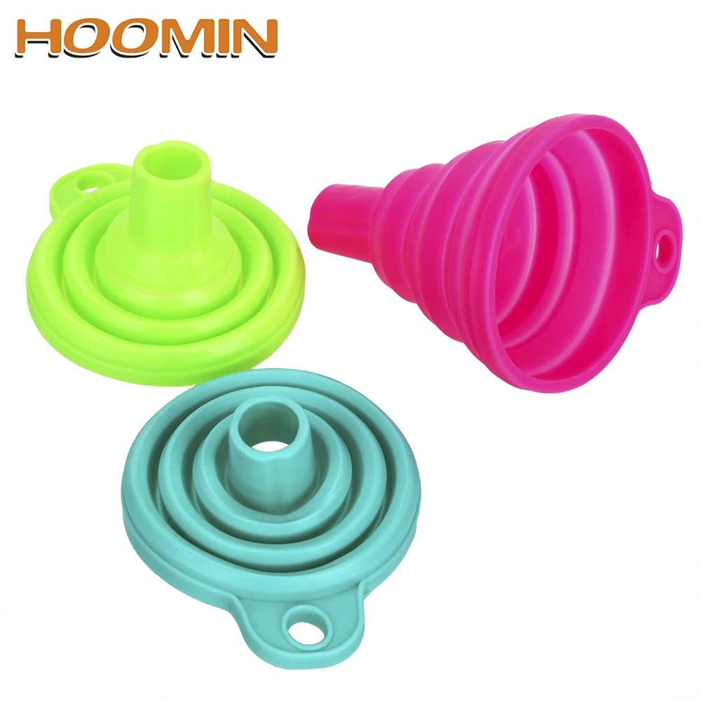 HOOMIN мини силиконовые складные трубки гаджеты портативный бункер Кухня