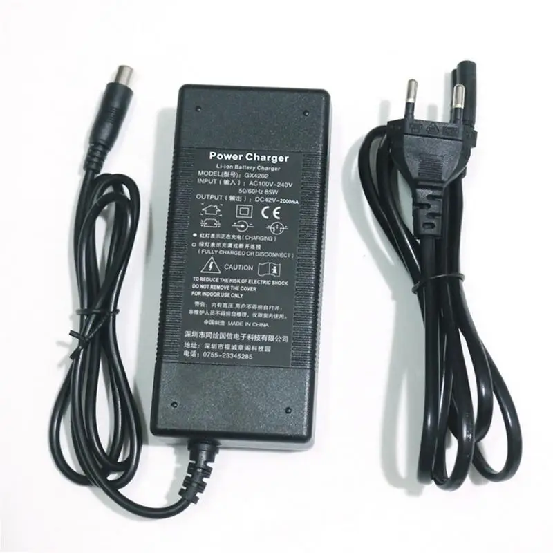 جديد سكوتر كهربائي مهايئ شاحن 42 v 2A الأوروبية القياسية ل Xiaomi Mijia M365 سكوتر كهربائي لوح التزلج الملحقات