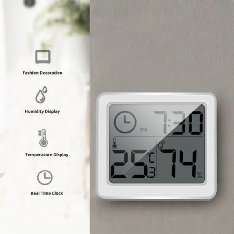 

Home Digital LCD Weather Station Temperature Travel Alarm Thermometer Clock Sale