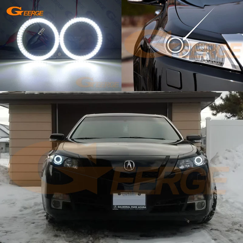 For Acura Tl 2009 2010 2017 Smd Led Angel Eyes Kit Excellent Ultra For Acura Tl 2009 2010 2017 Smd Led Angel Eyes Kit Excellent Ultra Bright Illumination Drl In Car Light Embly From Automobiles Motorcycles On