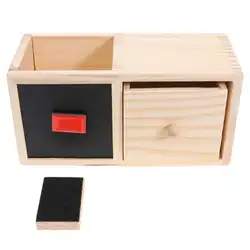 Деревянный офисный стол организатор доске коробка для хранения карандашом держатель канцелярский контейнер с ящиком школы шаха