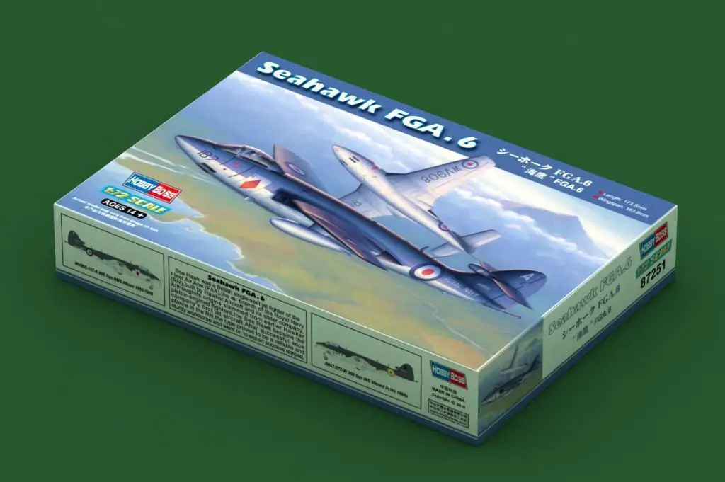 Набор моделей Hobbyboss 1/72 87251 Seahawl FGA.6 | Игрушки и хобби