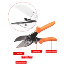 Розничная 220 мм 45 градусов 90 градусов кабель слот ножницы край карты угол ножницы многофункциональные Угловые ножницы/провод слот резак