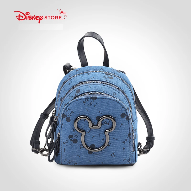 Модный Мини подгузник disney джинсовый синий рюкзак &quotМикки&quot женская новая сумка