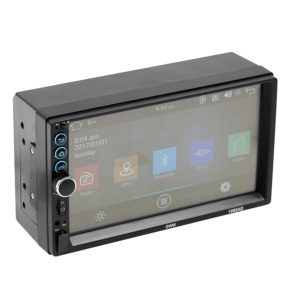 

7-Inch High Definition Vehicle Bluetooth Mp5 Player Auto Double Ingot General GPS Navigation Integrated Machine 1992AD