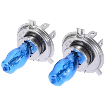 

MAYITR Super Bright Halogen Bulbs H4 100W 12V 6000K Car Headlight Fog Lights Signal Lamp White Parking
