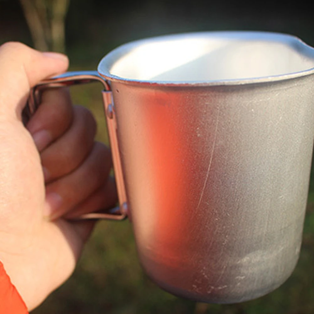 1L алюминиевая бутылка для воды в столовой с нейлоновым чехол фляги походная