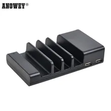Многопортовая usb зарядная док-станция, универсальный настольный органайзер для быстрой зарядки, дорожная настенная зарядная станция, адаптер питания EU/US/UK/Plug