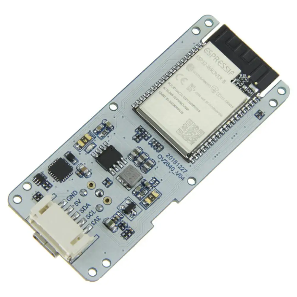 

Camera Module For T-Camera ESP32 WROVER PSRAM ESP32-WROVER-B OV2640 0.96 Inches OLED PIR Grove Port Mini Camera Board With Mic