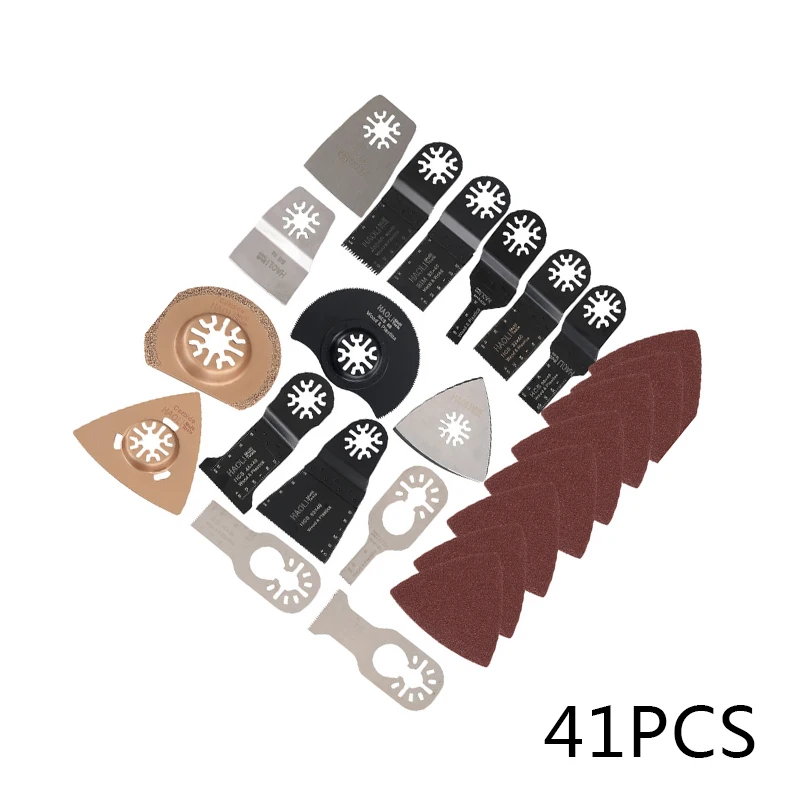 41 шт. Колеблющихся Multi Tool режущие диски интимные аксессуары комплект для Фейн Makita распродажа