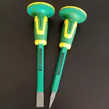 Alloet 12 дюймов 2-х цветный Пластик ручка резьба по дереву плоский/подъемный наконечник стамеска для вырезания Ножи для гравюра рабочих плотник самодельный гаджет древесины