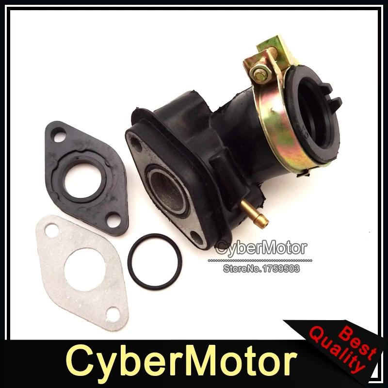 Intake Manifold Inlet Pipe Gasket Kit motorcycle intake manifold gasket For GY6 50cc Engine Carb SUNL Baotian Znen Jmstar Chinese Moped Scooter