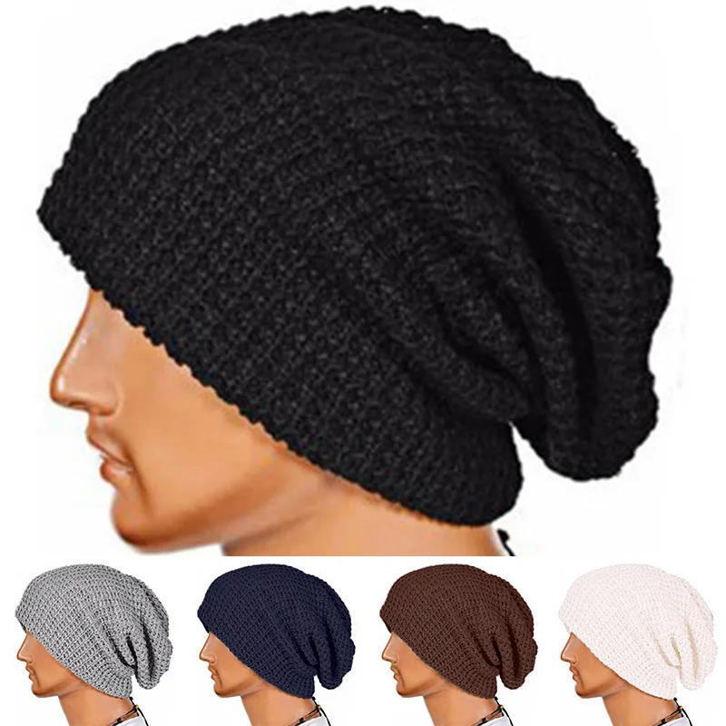 

Winter Hot Sale High Quality Elastic Adjustable Wool Women Knit Soft Comfortable 7 Colors Hat Warm Men Unique 1PC
