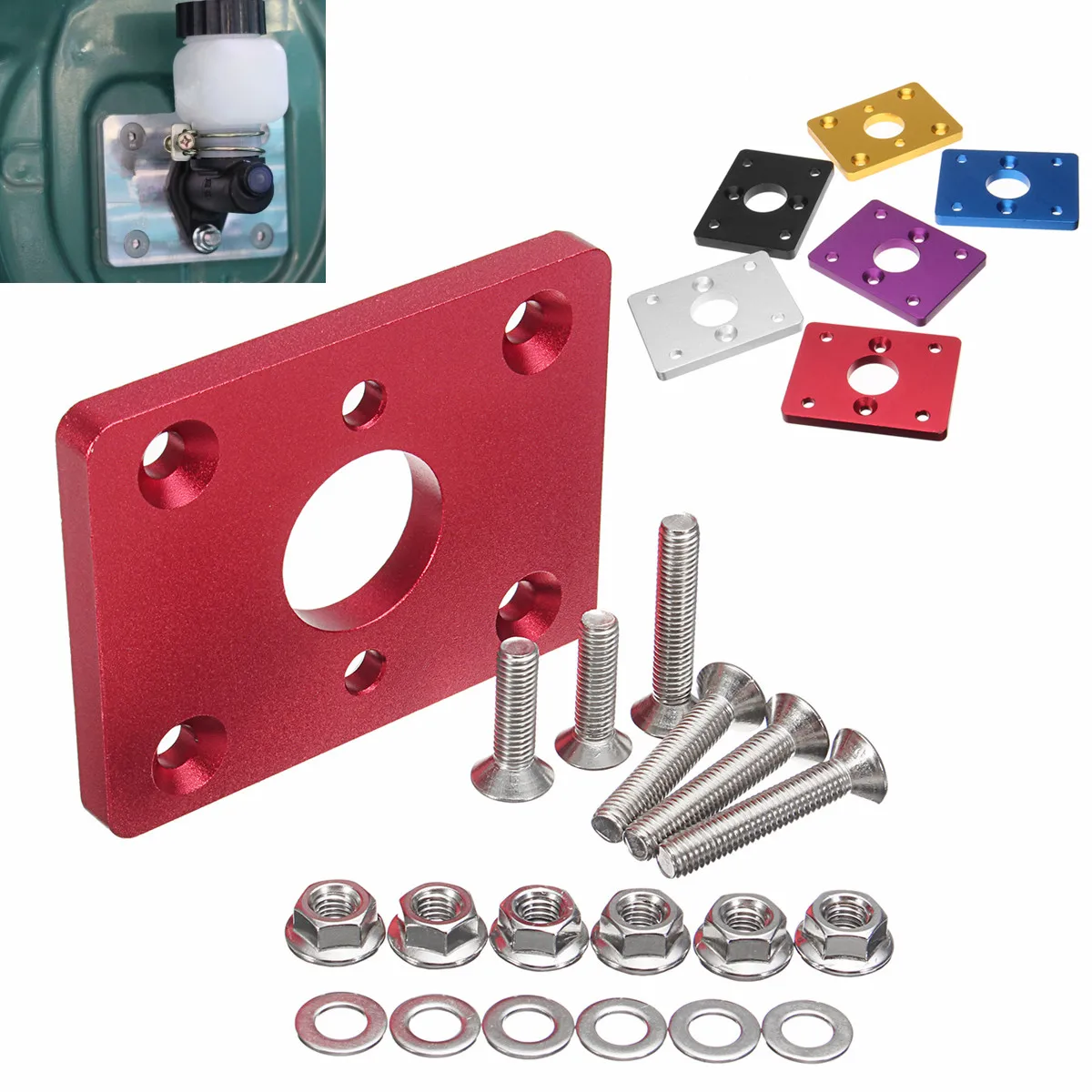 

Brake Booster Delete Adapter Plate UYniversal For Honda For Civic Eg Ek Integra 6061-T6 aluminum